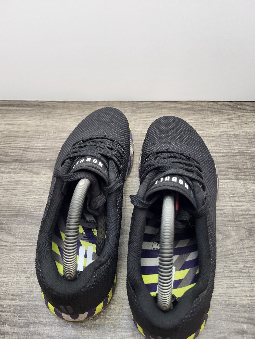 Nobull Trainer Shoes Black Yellow Impact Gym Workout Training Women’s Size 8 - Picture 6 of 10